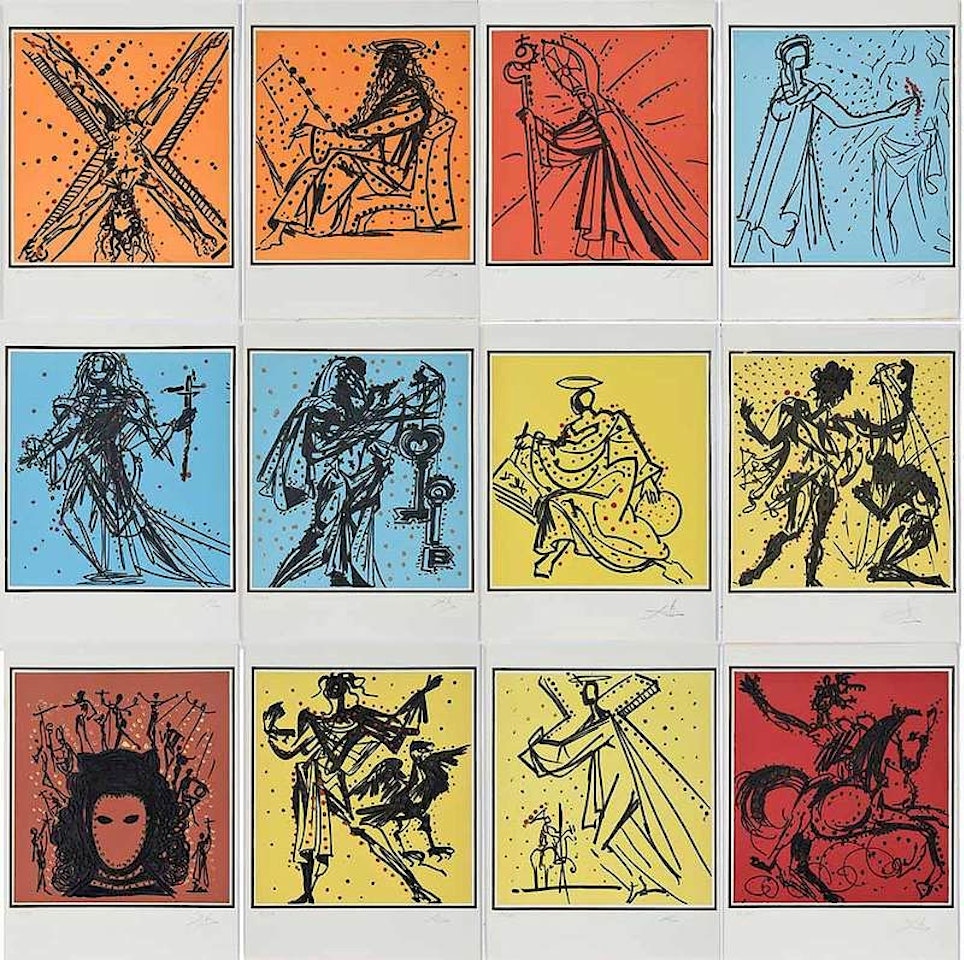 The Twelve Apostles (as Knights of the Round Table)ÿ(F.180-81; M. & L. 1504-1515) by Salvador Dali