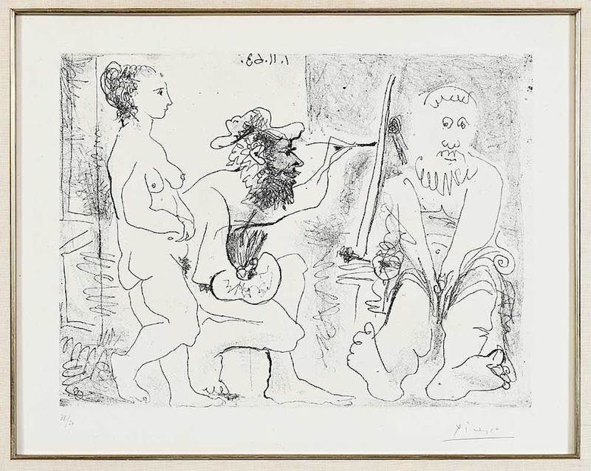 Peintre au Travail (B. 1121) by Pablo Picasso