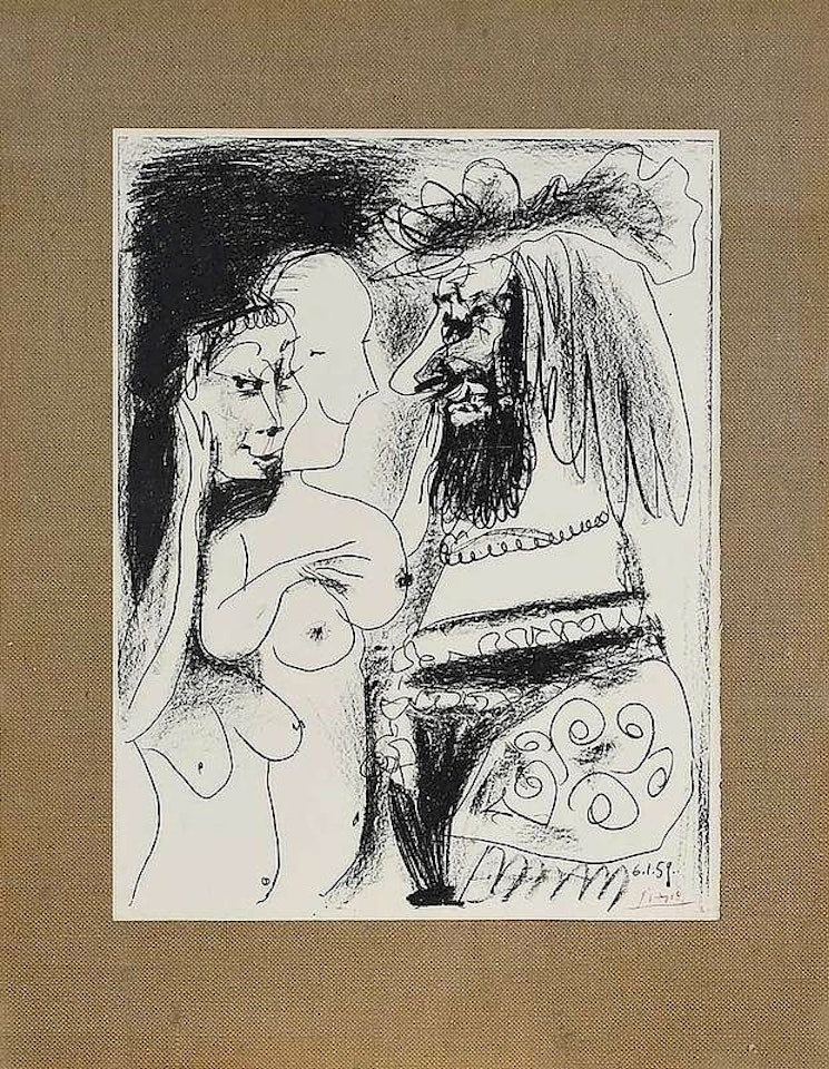 Le vieux roi by Pablo Picasso