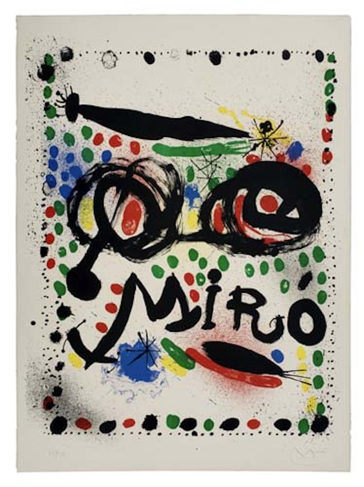 Joan Miró Graphics by Joan Miró