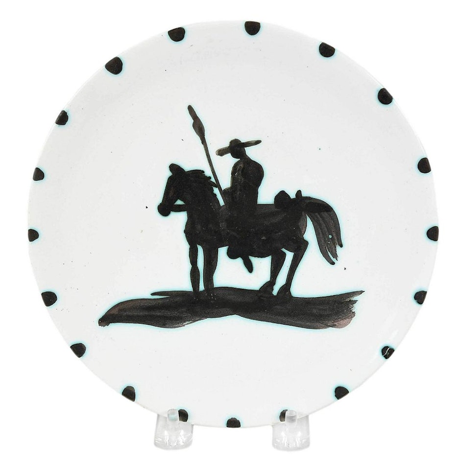 Ceramic Plate, Picador; Picador (Ramie 160) by Pablo Picasso