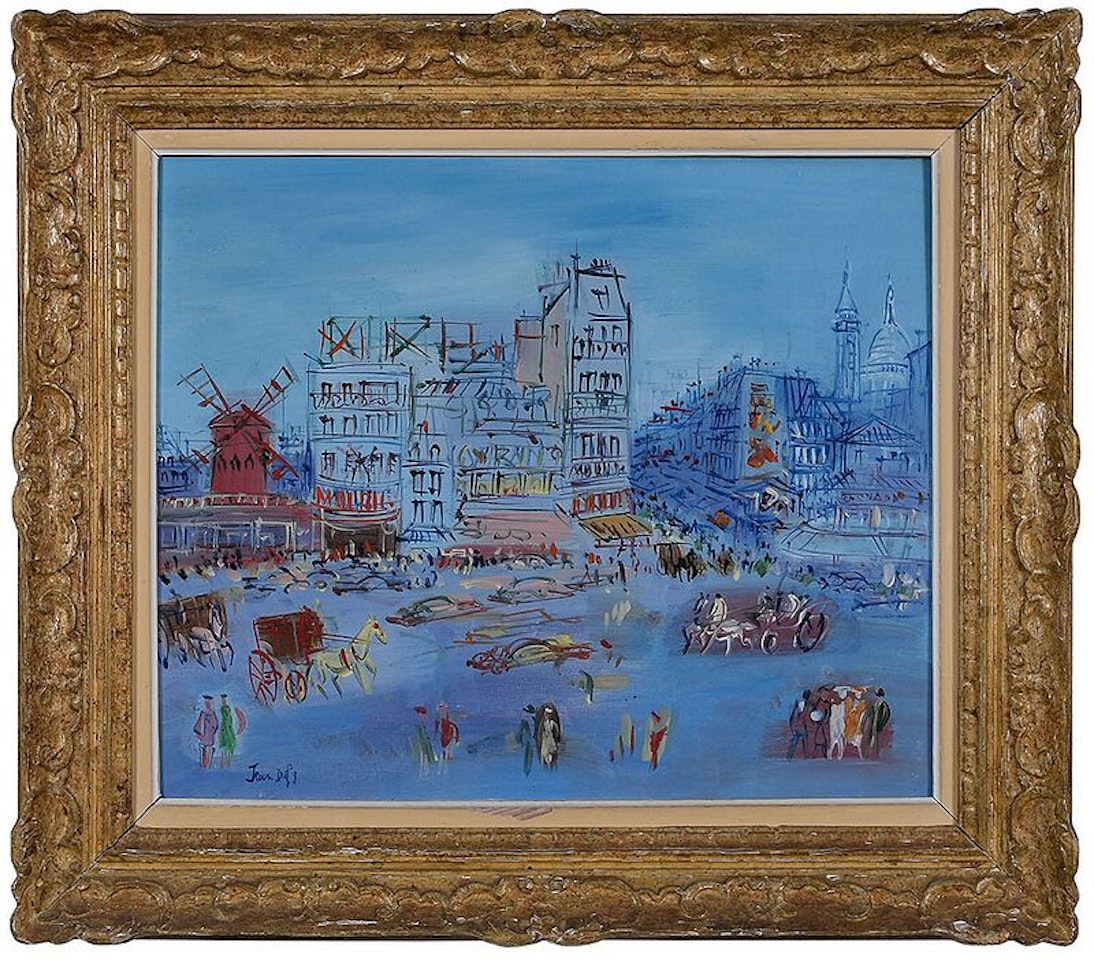 ÿParis, Place Blanche (B. 4782) by Jean Dufy