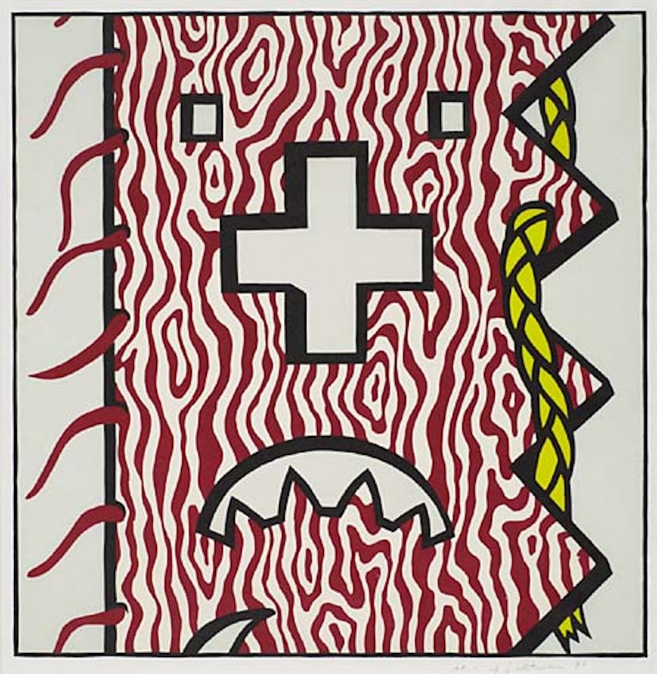 American Indian Theme IV by Roy Lichtenstein