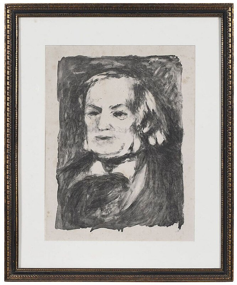 Portrait of Richard Wagner (D. 33) by Pierre-Auguste Renoir