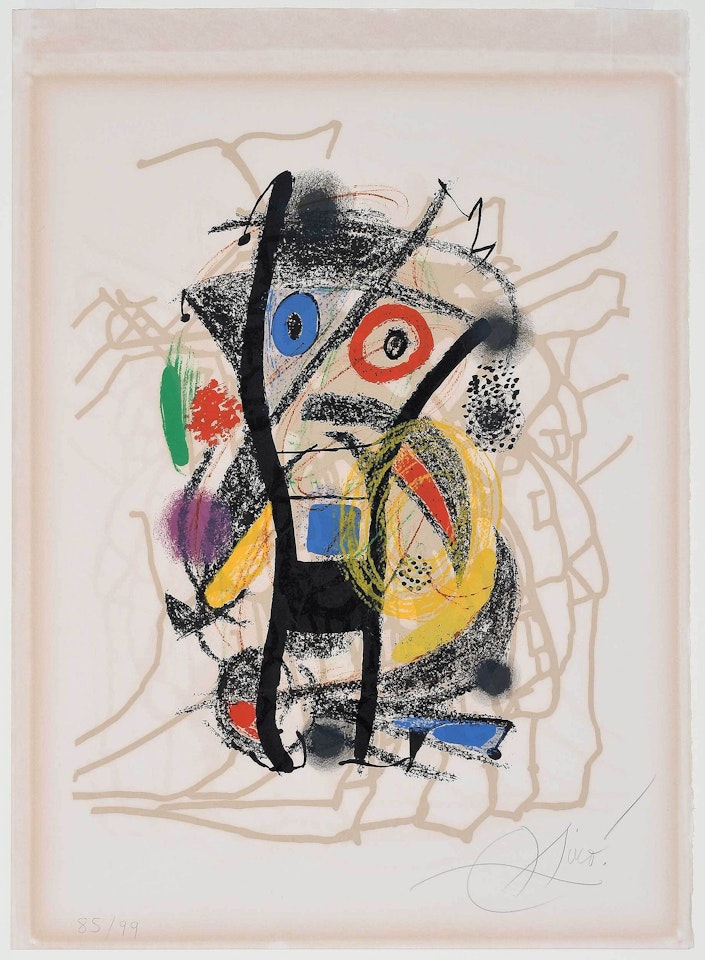 Hommage … H‚lion (Mourlot 1093) by Joan Miró