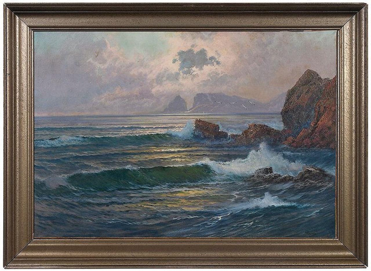 Sunset at the Shore by Frederick Judd Waugh
