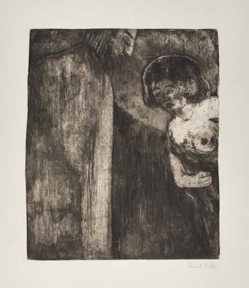 Christus und die Sünderin by Emil Nolde