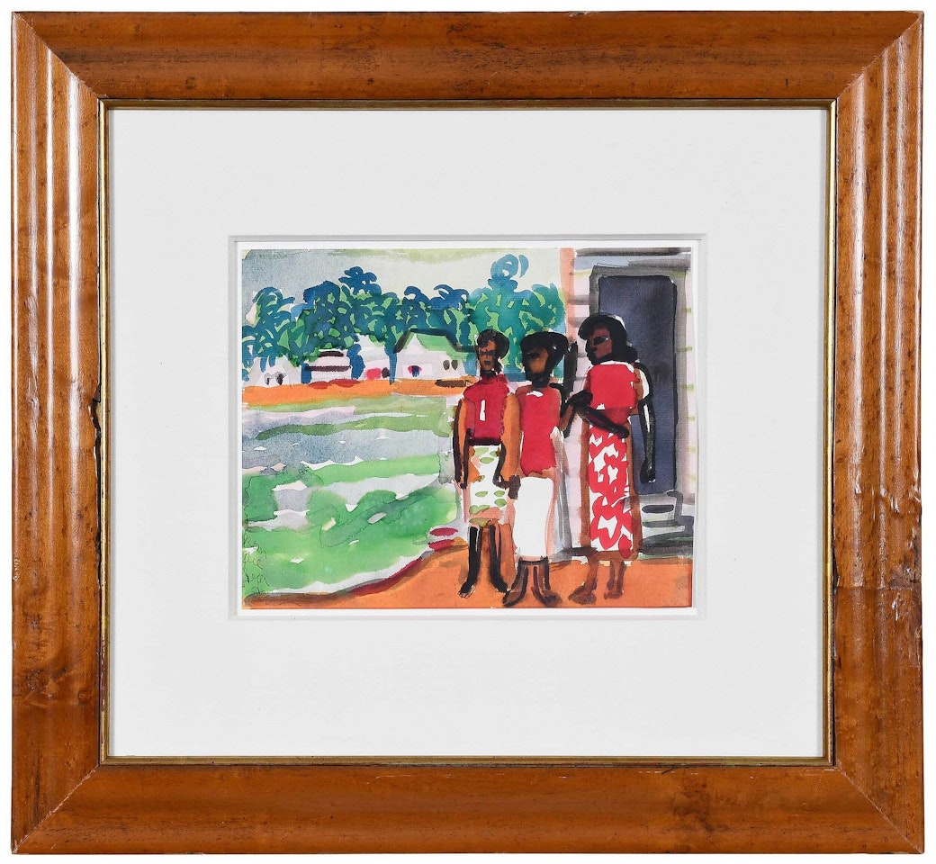 Afternoon Gathering by Romare Bearden