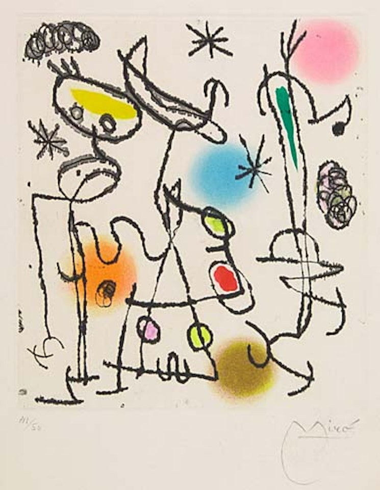 Paroles Peintes III by Joan Miró