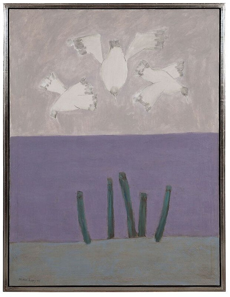Birds Over Sea by Milton Avery