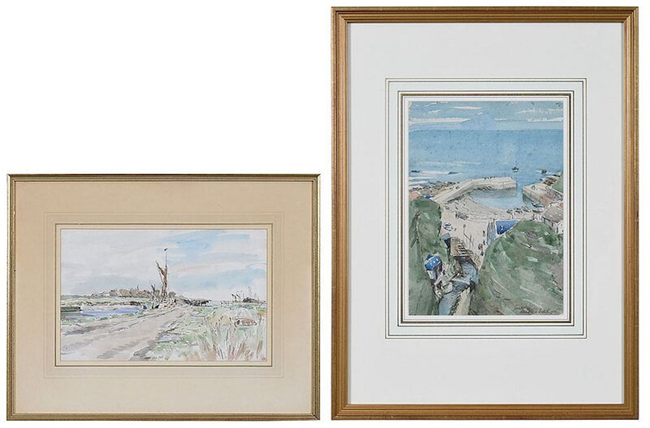 Pennan; Coastal scene by James Mcbey