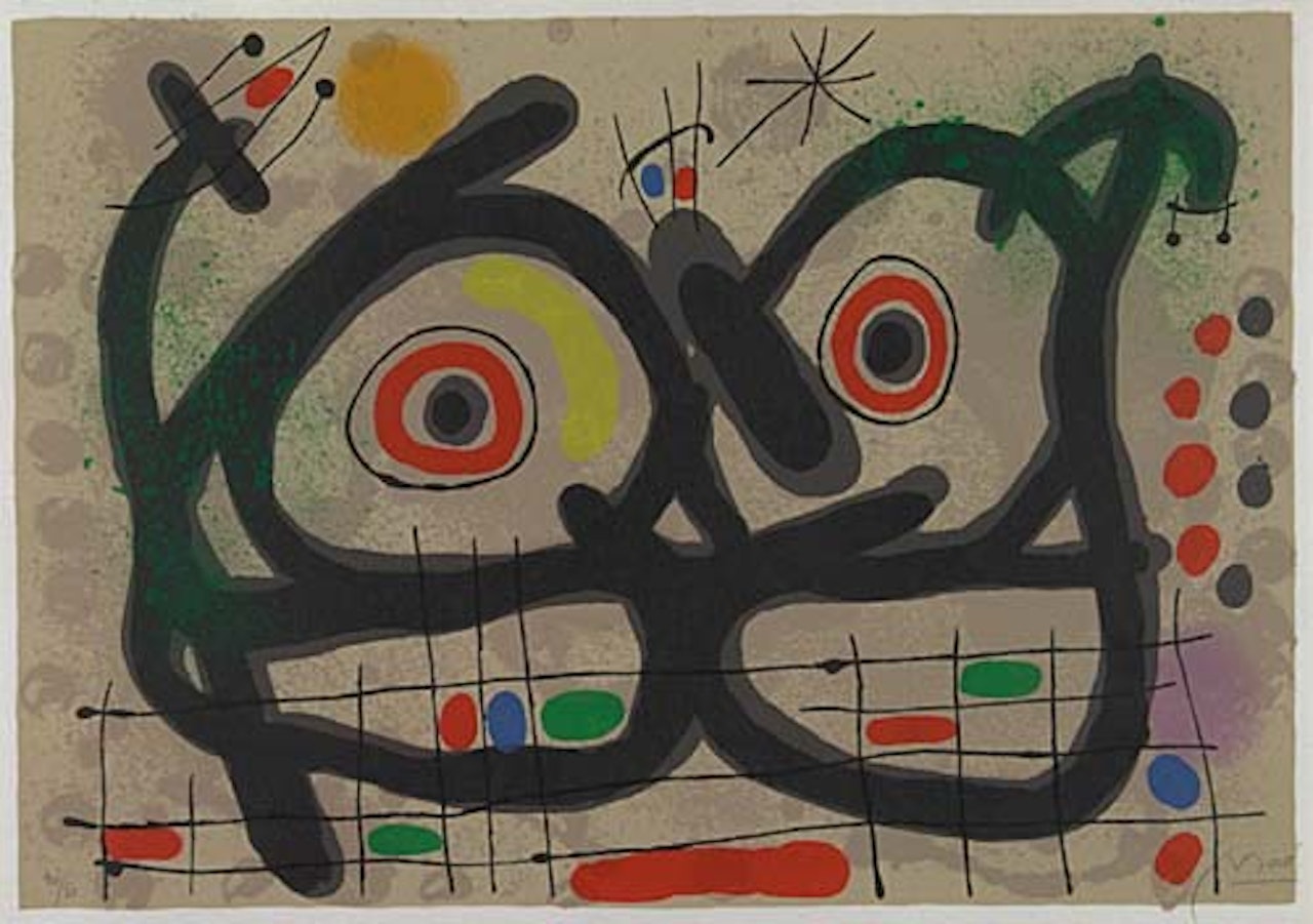 Le Lézard aux Plumes d'Or by Joan Miró