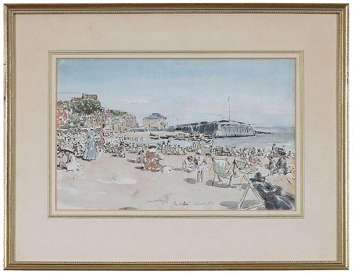 Beach scene by James Mcbey