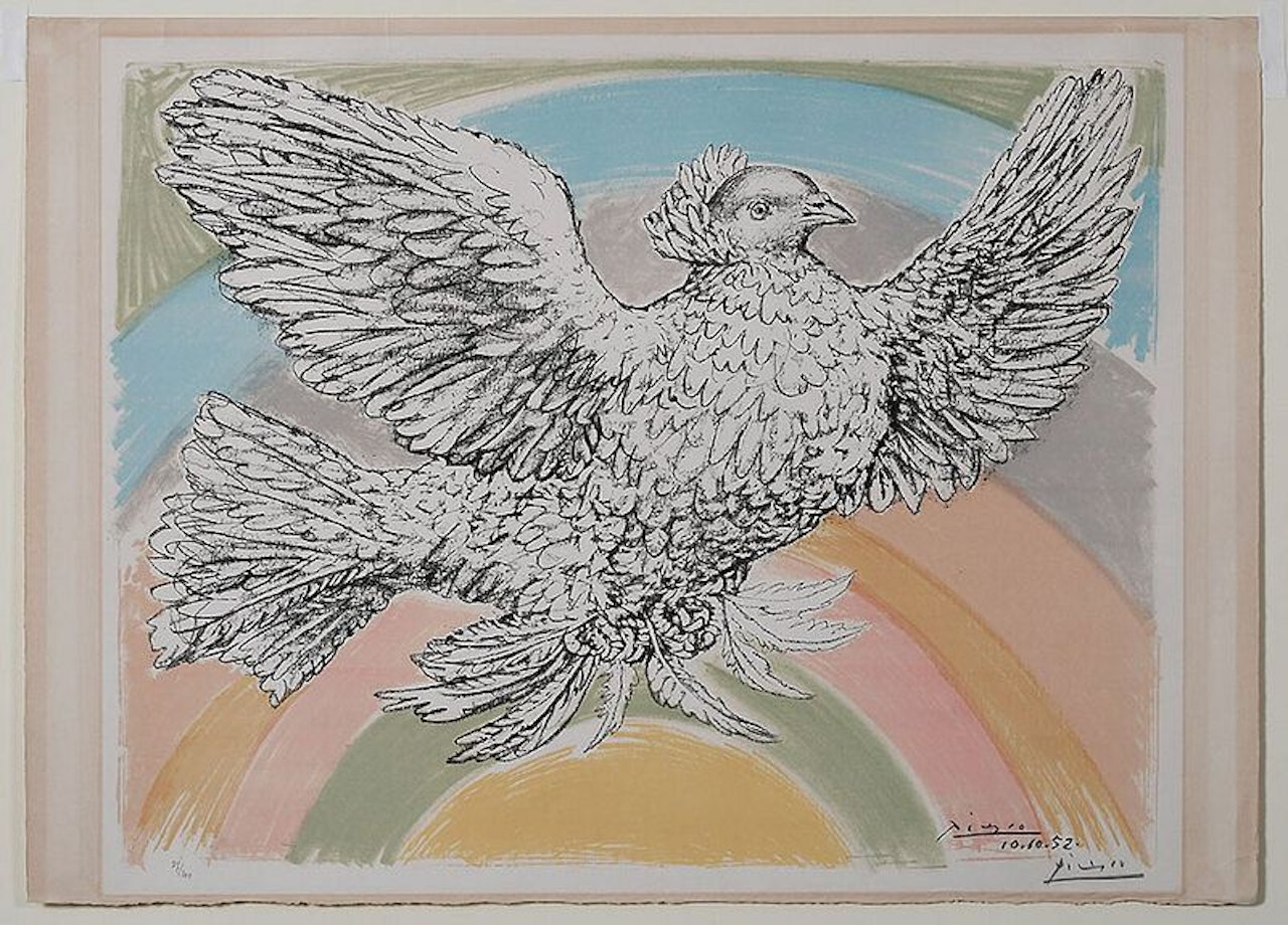 Colombe Volant by Pablo Picasso