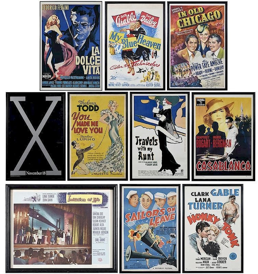 Group of Ten Theatrical Posters by Various Artists
