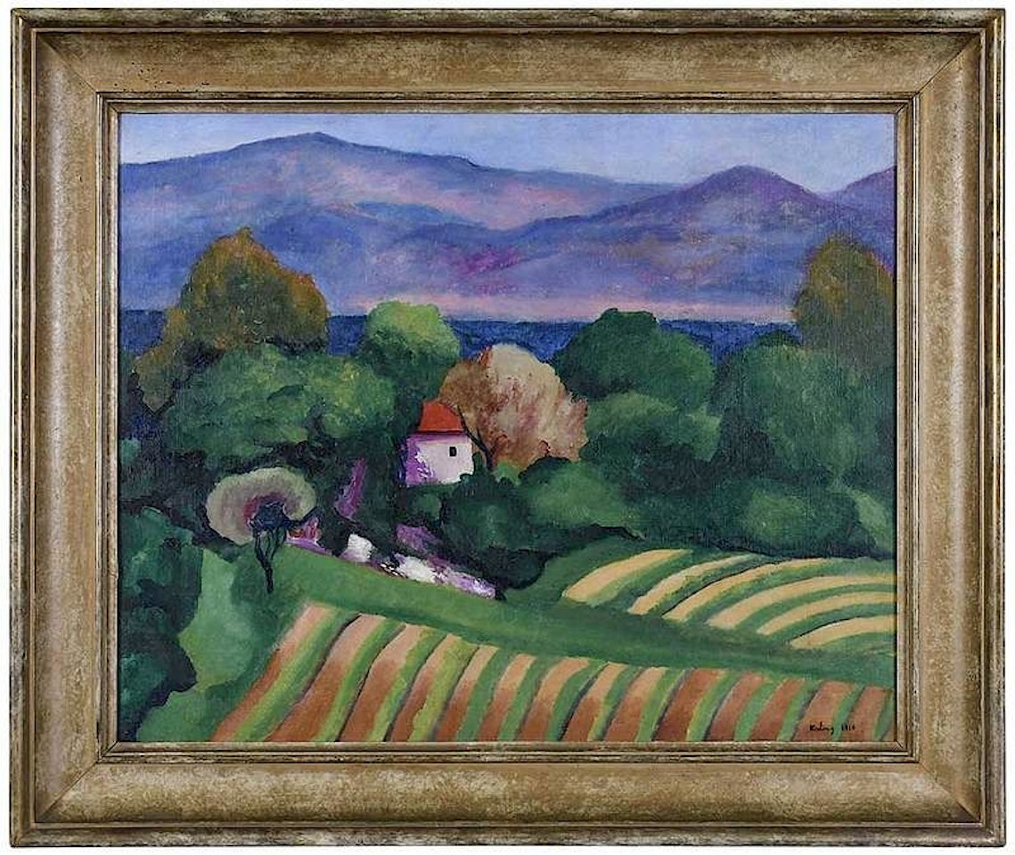 St. Tropez, by Moïse Kisling
