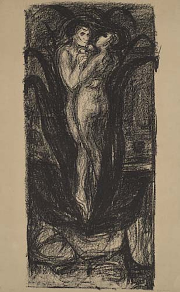 Die Blume der Liebe by Edvard Munch