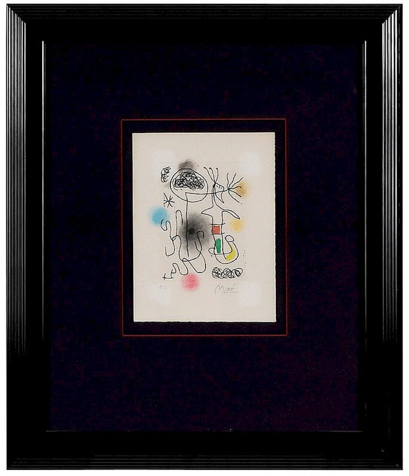 Midi le Trèfle Blanc by Joan Miró