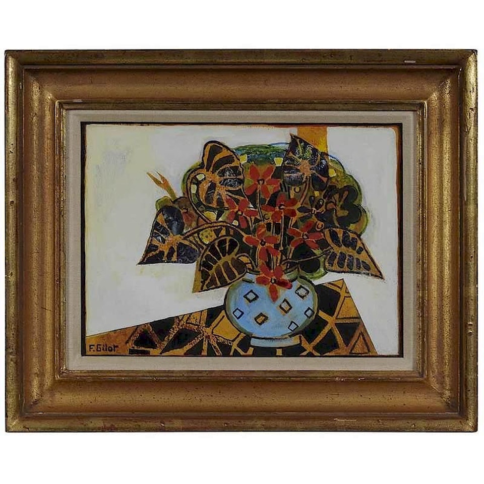 African Violets by Françoise Gilot