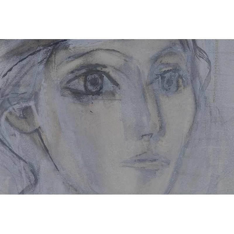 Jeune Femme aux Yeux Bleus by Françoise Gilot