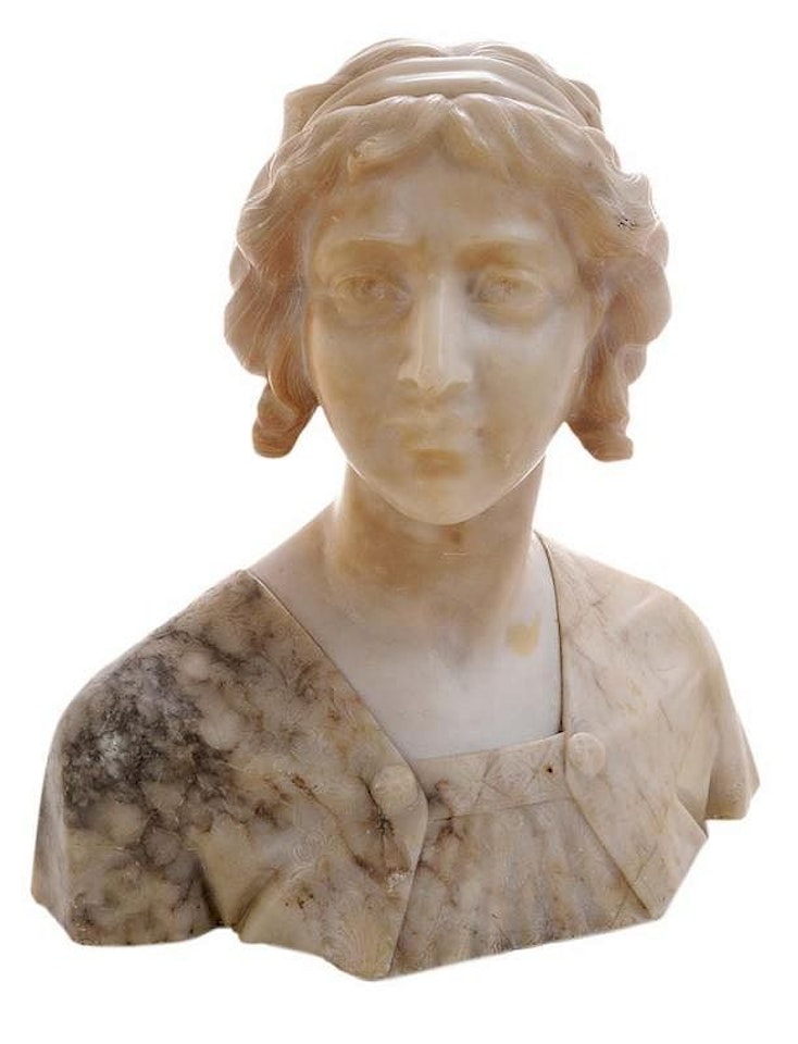 Bust of a Young Beauty by Italian School