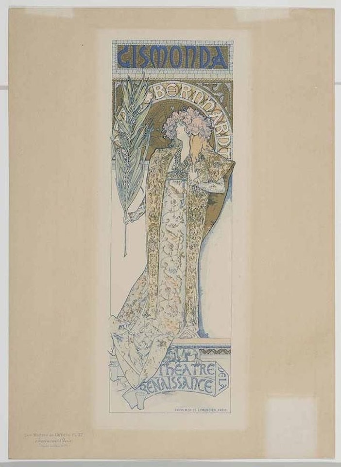 [Gismonda - Bernhardt] pl. 27; Les Maitres de l"Affiche by Alphonse Mucha
