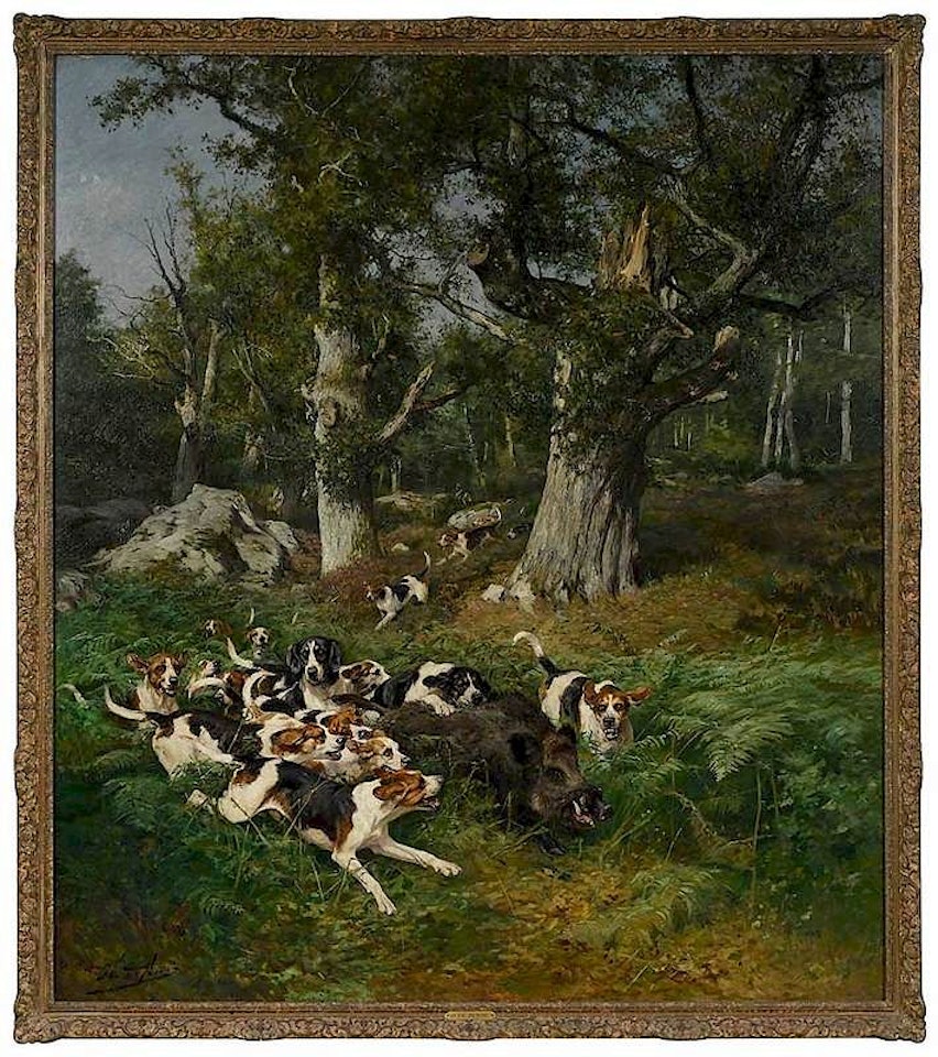 The Boar Chase by Olivier de Penne
