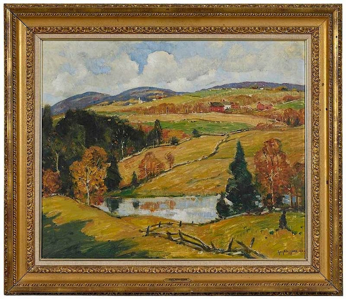 Connecticut Hills in Autumn by Guy Carleton Wiggins