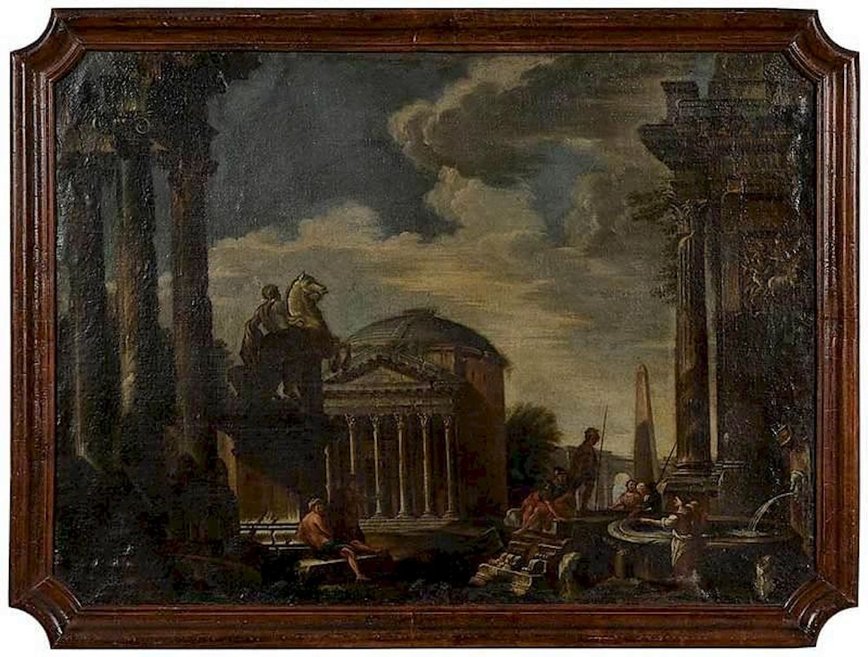 An Architectural Capriccio by Italian School