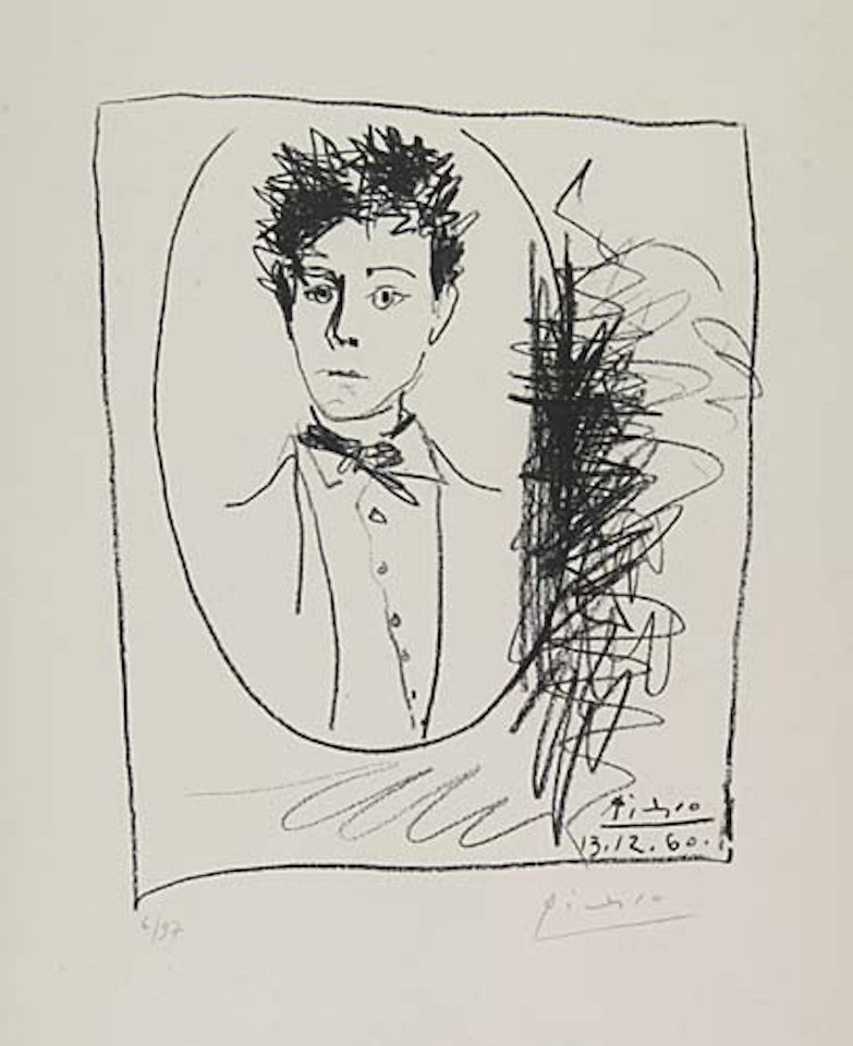 Portrait d'Arthur Rimbaud by Pablo Picasso