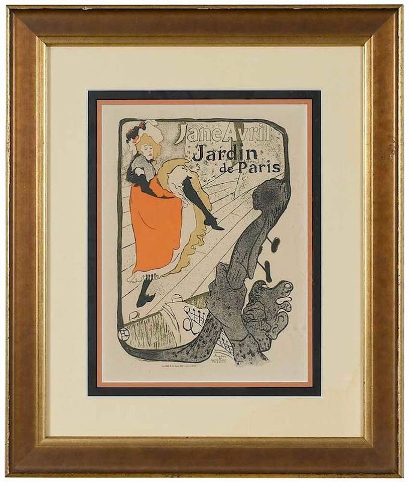 Jean Avril Jardin de Paris; plate 110, from Maitre de l"Affiche by Henri de Toulouse-Lautrec