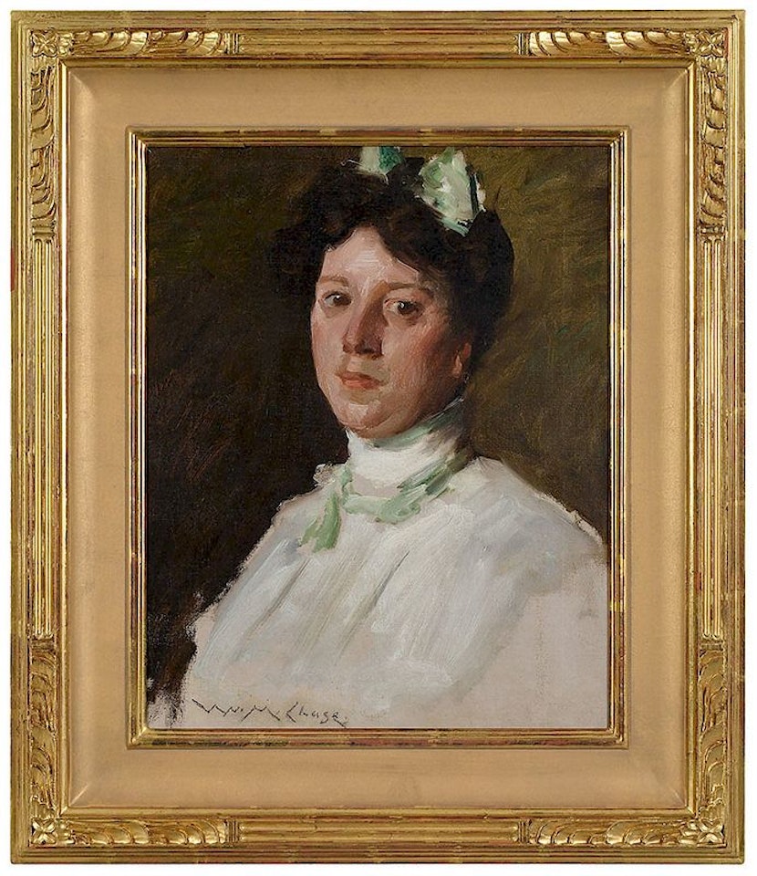 Portrait of a Young Girl by William Merritt Chase