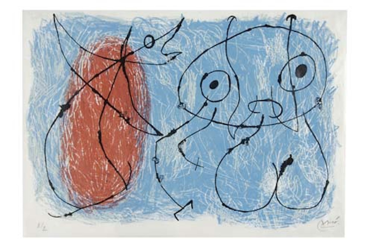 Le Lézard aux Plumes d'Or by Joan Miró