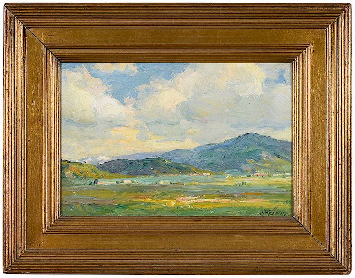Taos landscape by Joseph Henry Sharp