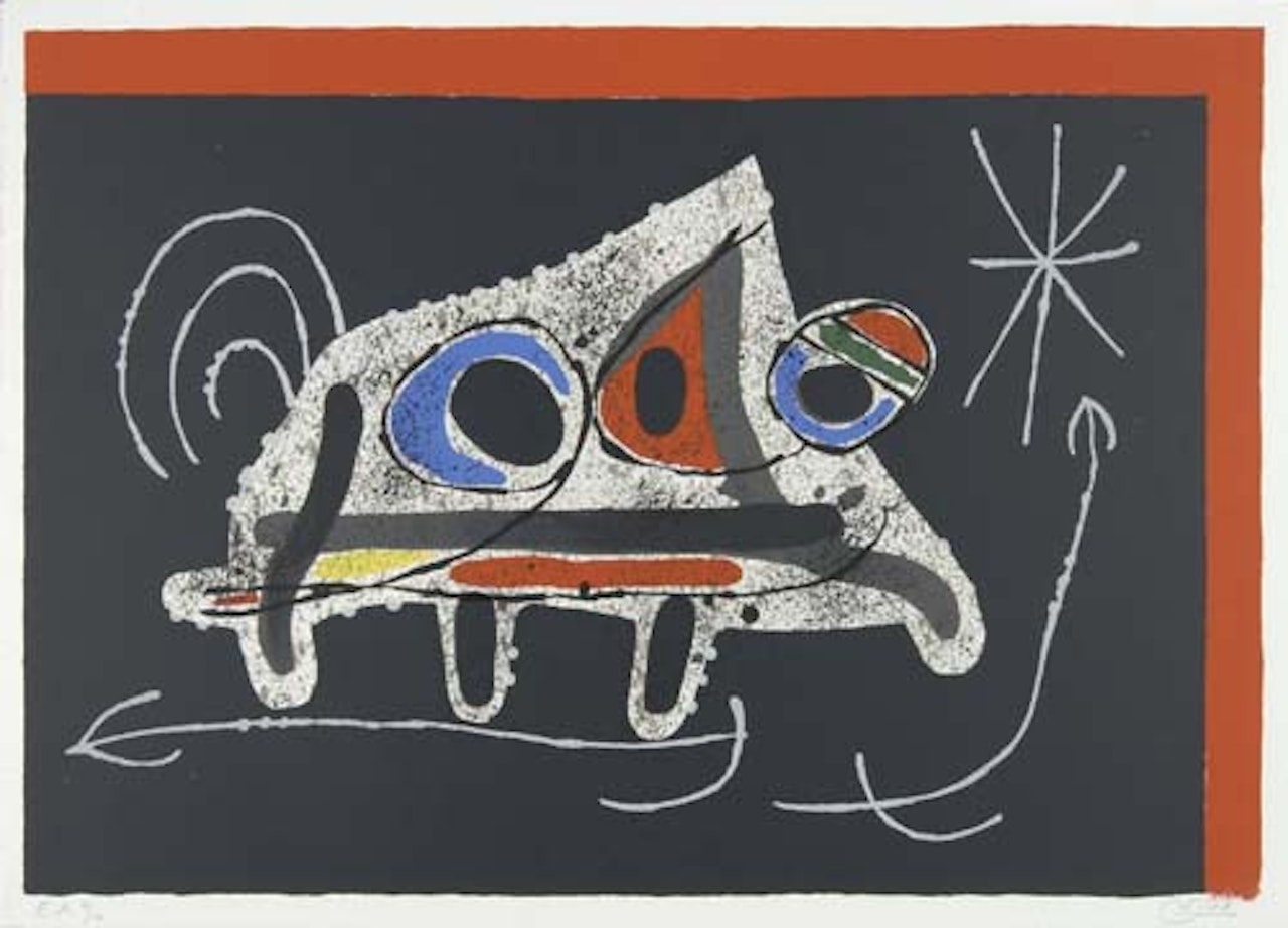Le Lézard aux Plumes d'Or by Joan Miró