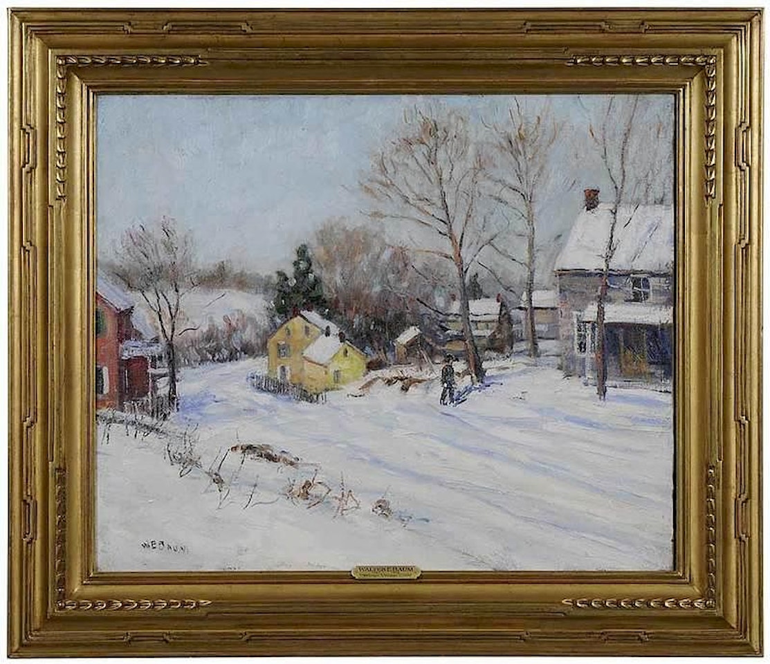 Winter Village by Walter Emerson Baum