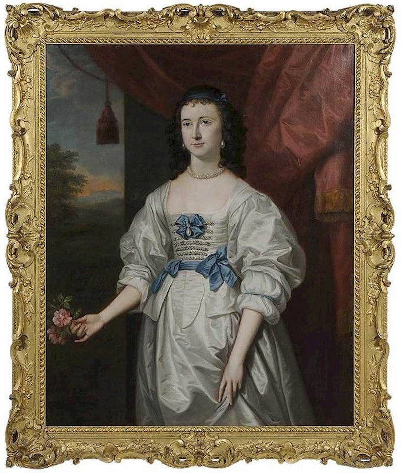 Portrait Mrs. Richard Ray (nee Elizabeth Lock, 1750-1815) on the occasion of her marriage by Thomas Hudson