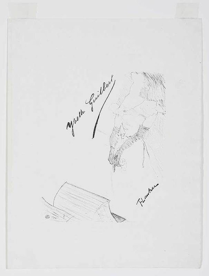 Frontispice pour Yvette Guilbert by Henri de Toulouse-Lautrec