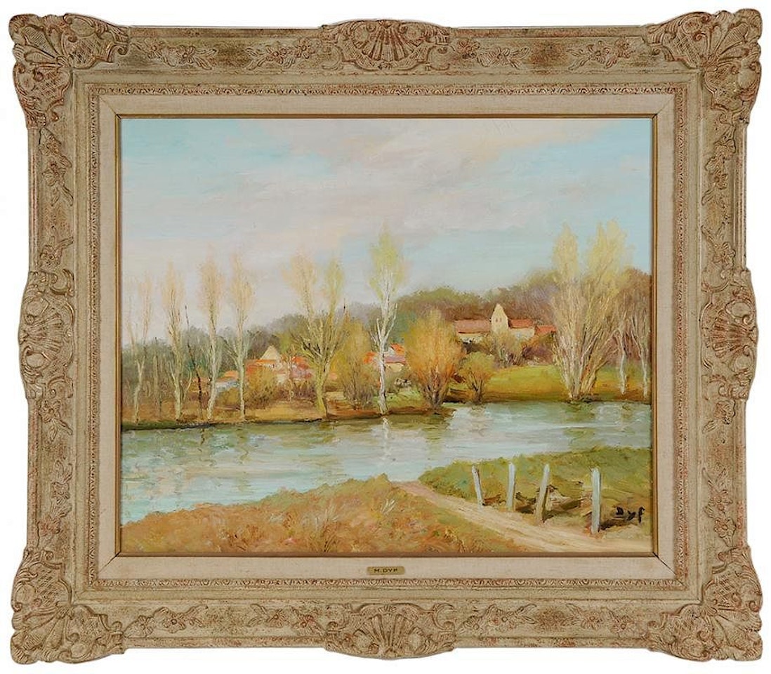 Chemin de la rivière by Marcel Dyf