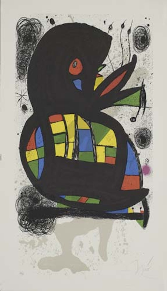Poster for the Exhibition Miró, Foundation Maeght, Saint-Paul-de-Vence by Joan Miró