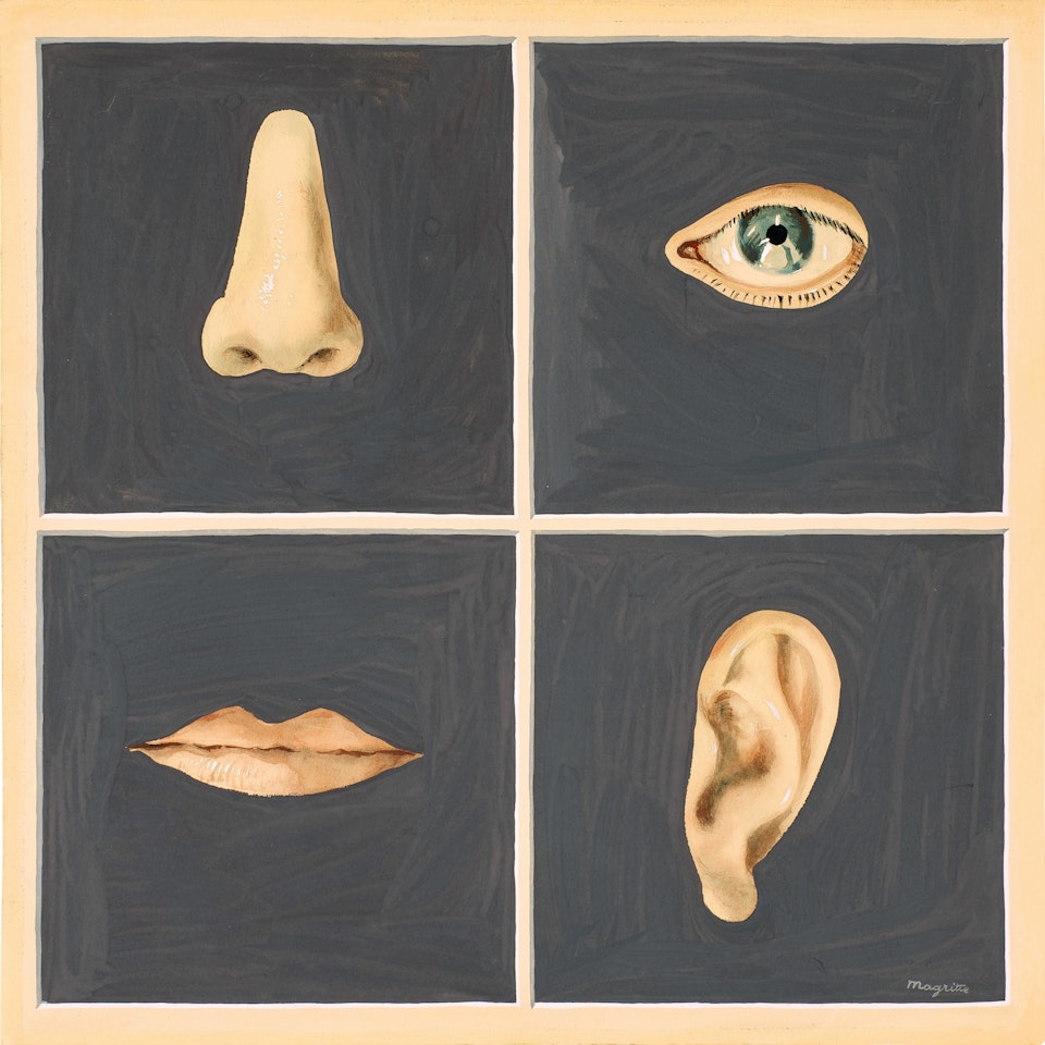 La Race blanche by René Magritte