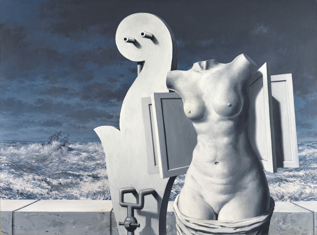 La Statue volante by René Magritte