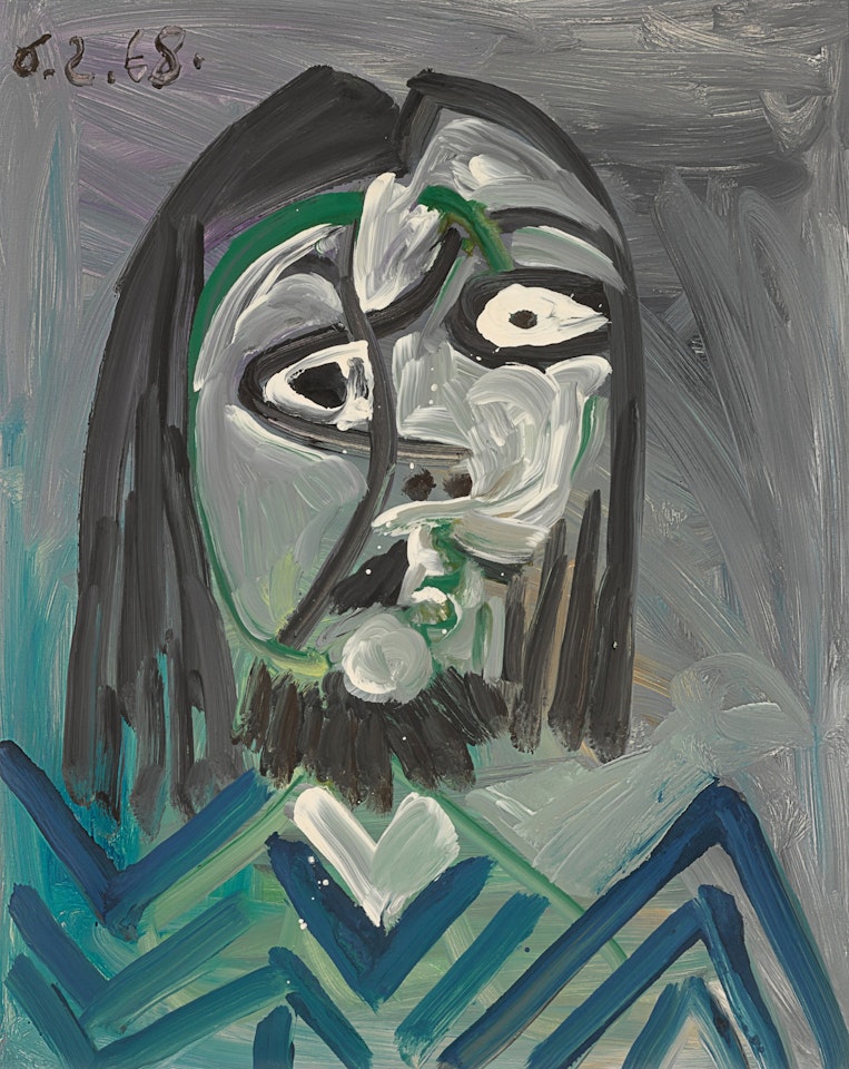 Buste d"homme by Pablo Picasso