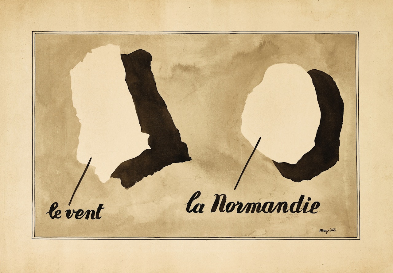 L"Usage de la parole by René Magritte