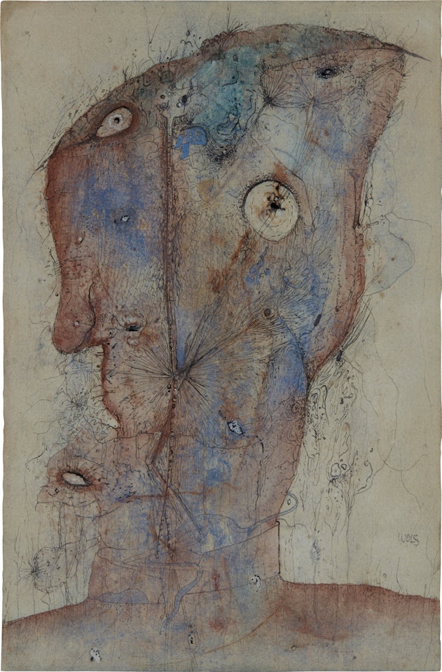 Tête grotesque by Wols (Alfred Otto Wolfgang Schulze)