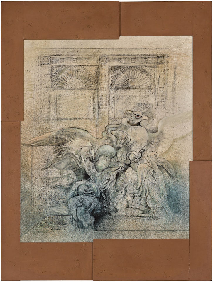 Composition aux oiseaux by Max Ernst