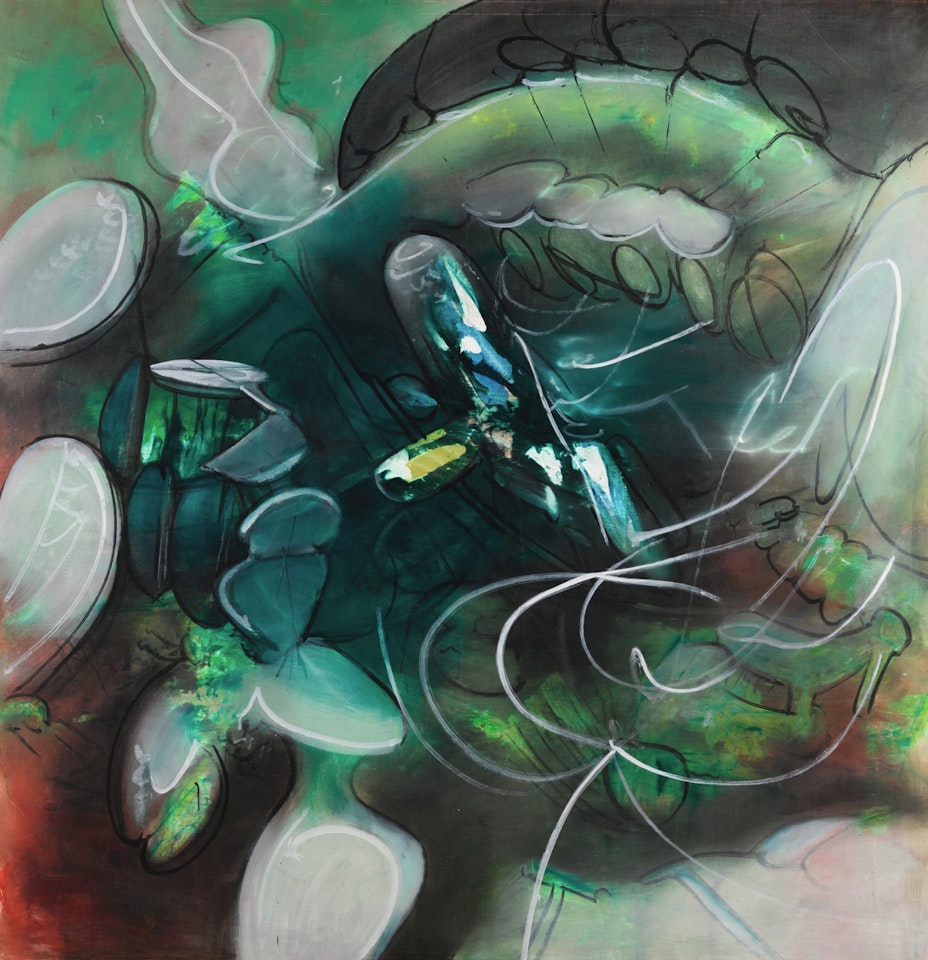 Les Chants de la retine (cube honni aveuglant) by Roberto Matta