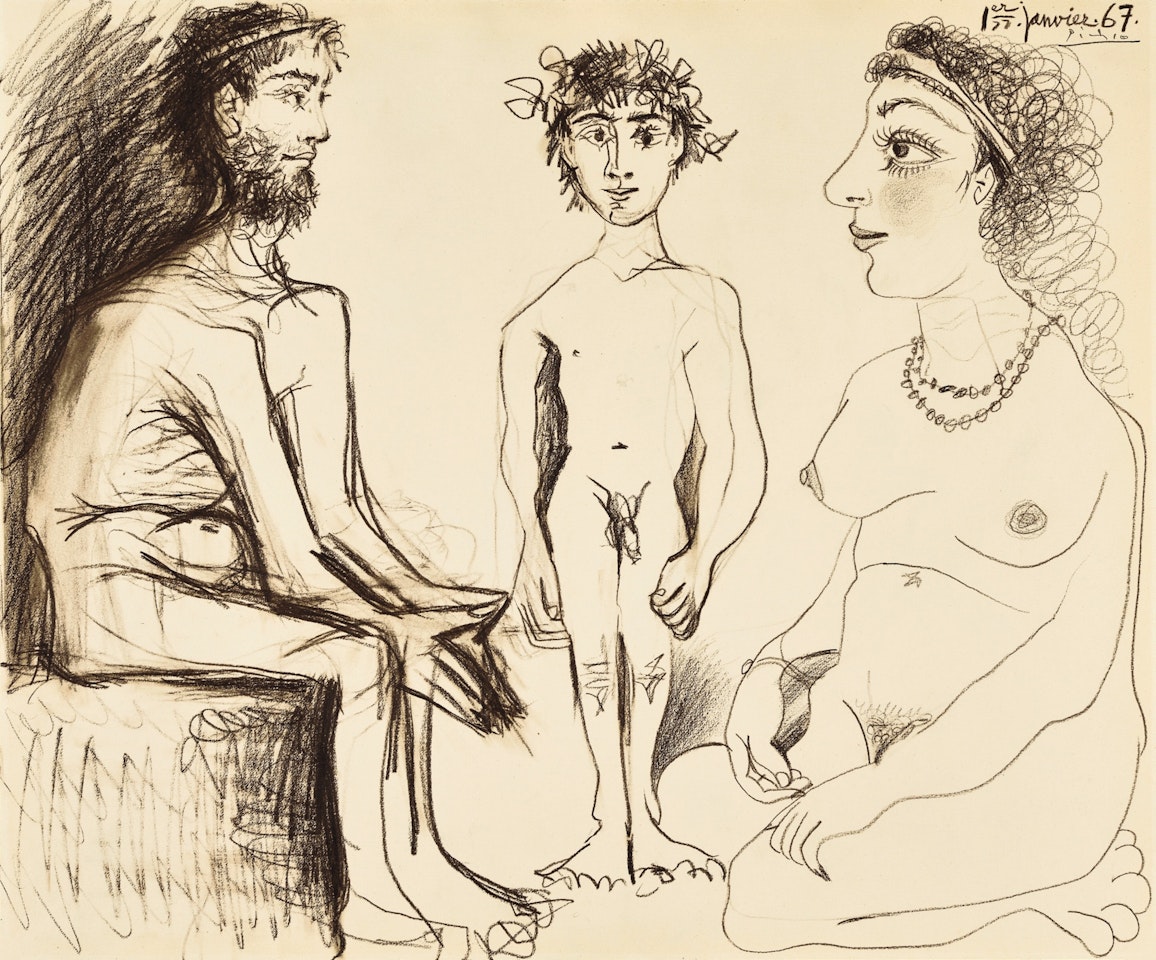 Le garçon couronné by Pablo Picasso