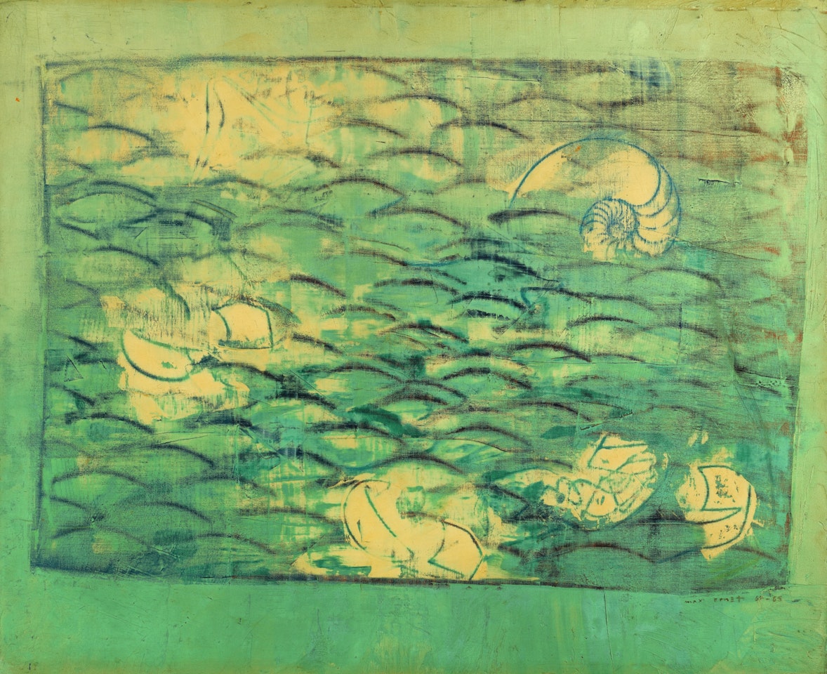 Coquillage mer verte by Max Ernst