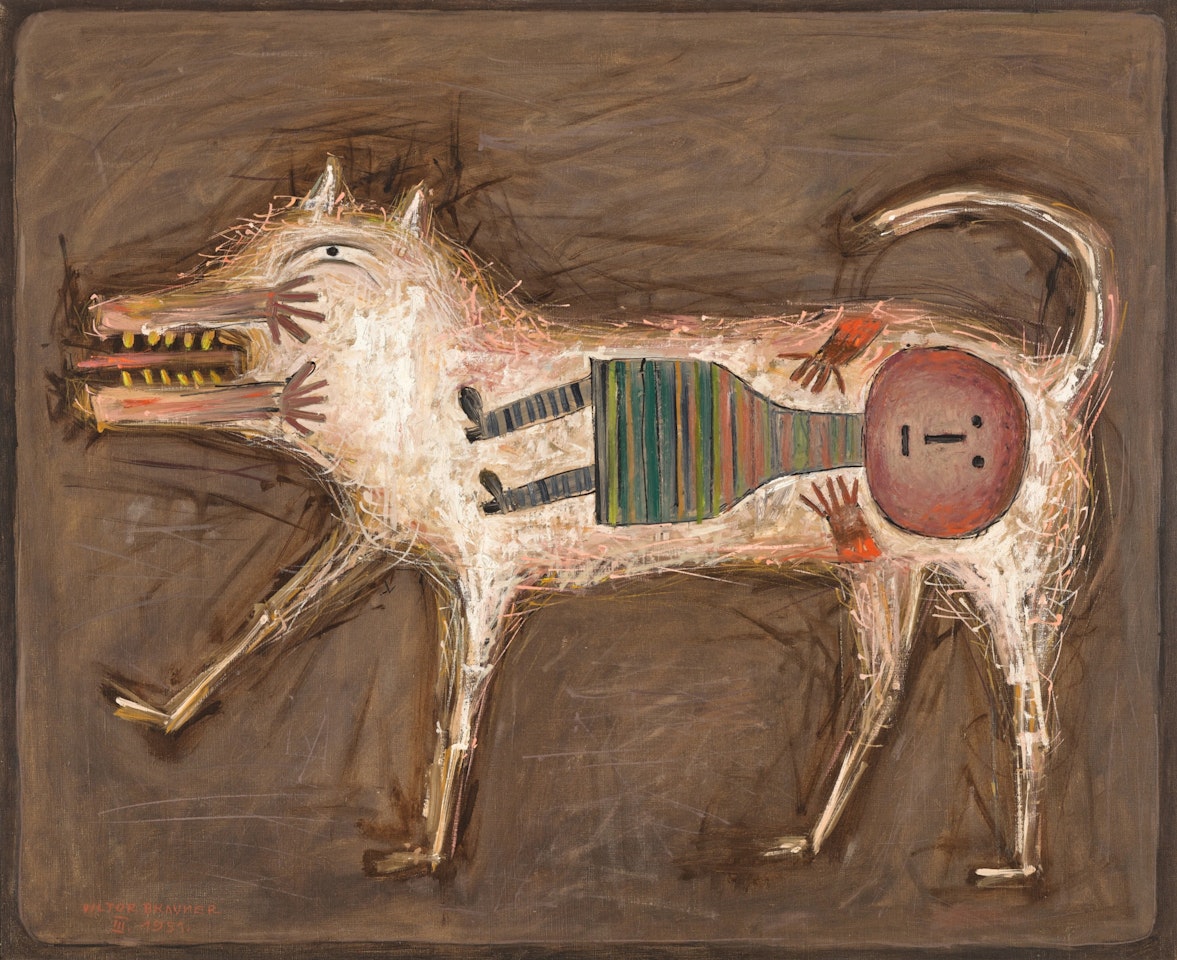 Retracté de la boucherie by Victor Brauner